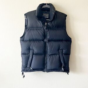 J Crew Multigisse Men's Black Puffer Vest